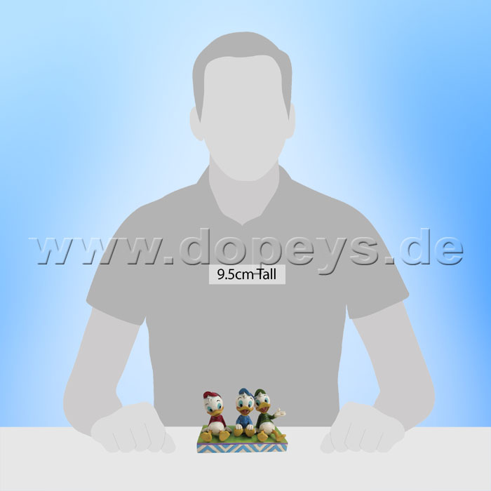 Disney Traditions Figur - Tick, Trick & Track sitzen (Terrific Trio) von Jim Shore 6011933