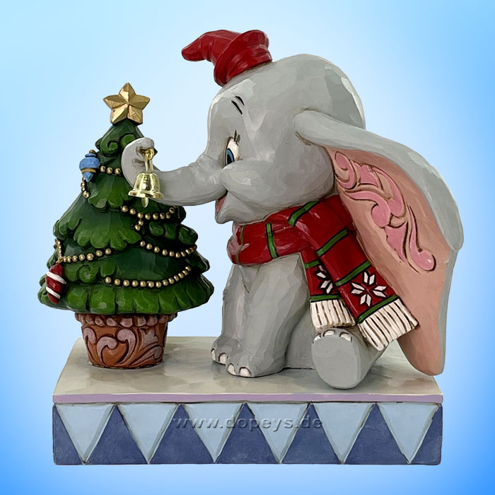 Disney Traditions - Dumbo with Christmas Tree (Merry Moments) figurine by Jim Shore 6016889