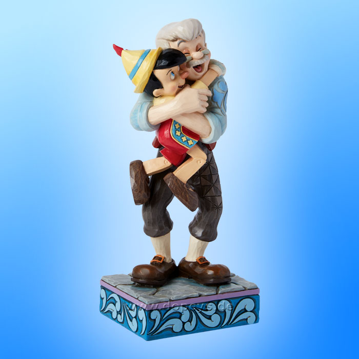 Disney Traditions - Gepetto & Pinocchio Hugging (A Father's Love) figurine by Jim Shore 6015019