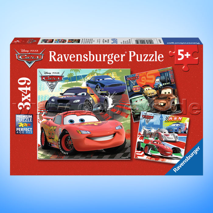Disney Puzzles Cars "Weltweiter Rennspaß" von Ravensburger 09281