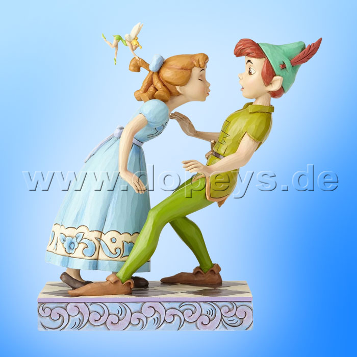 Disney Traditions / Jim Shore figurine from Enesco "An Unexpected Kiss (Peter & Wendy 65th Anniversary Piece)" 4059725