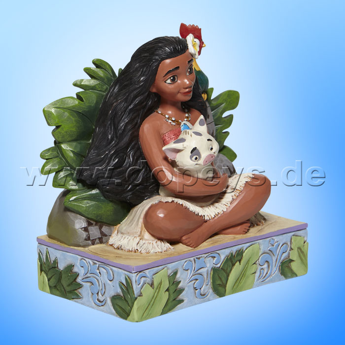 Disney Traditions - Welcome to Motunui (Vaiana mit Pua & Hei Hei) von Jim Shore 6008078