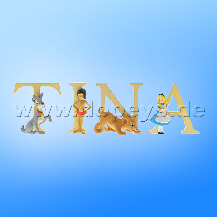 Enchanting Disney Collection - Letter "T" - Tramp figurine by Enesco A29565