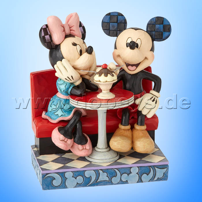 Disney Traditions - Love Comes In Many Flavours (Mickey & Minnie im Eiscafe) von Jim Shore 4059751