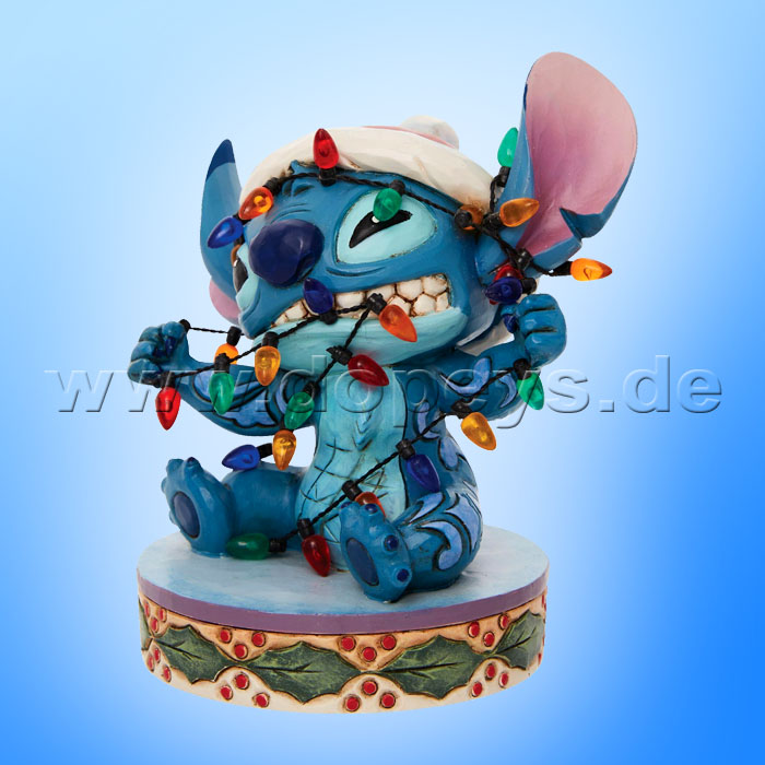 Disney Traditions -  (Weihnachts-Stitch mit Lichterkette) von Jim Shore 6010872
