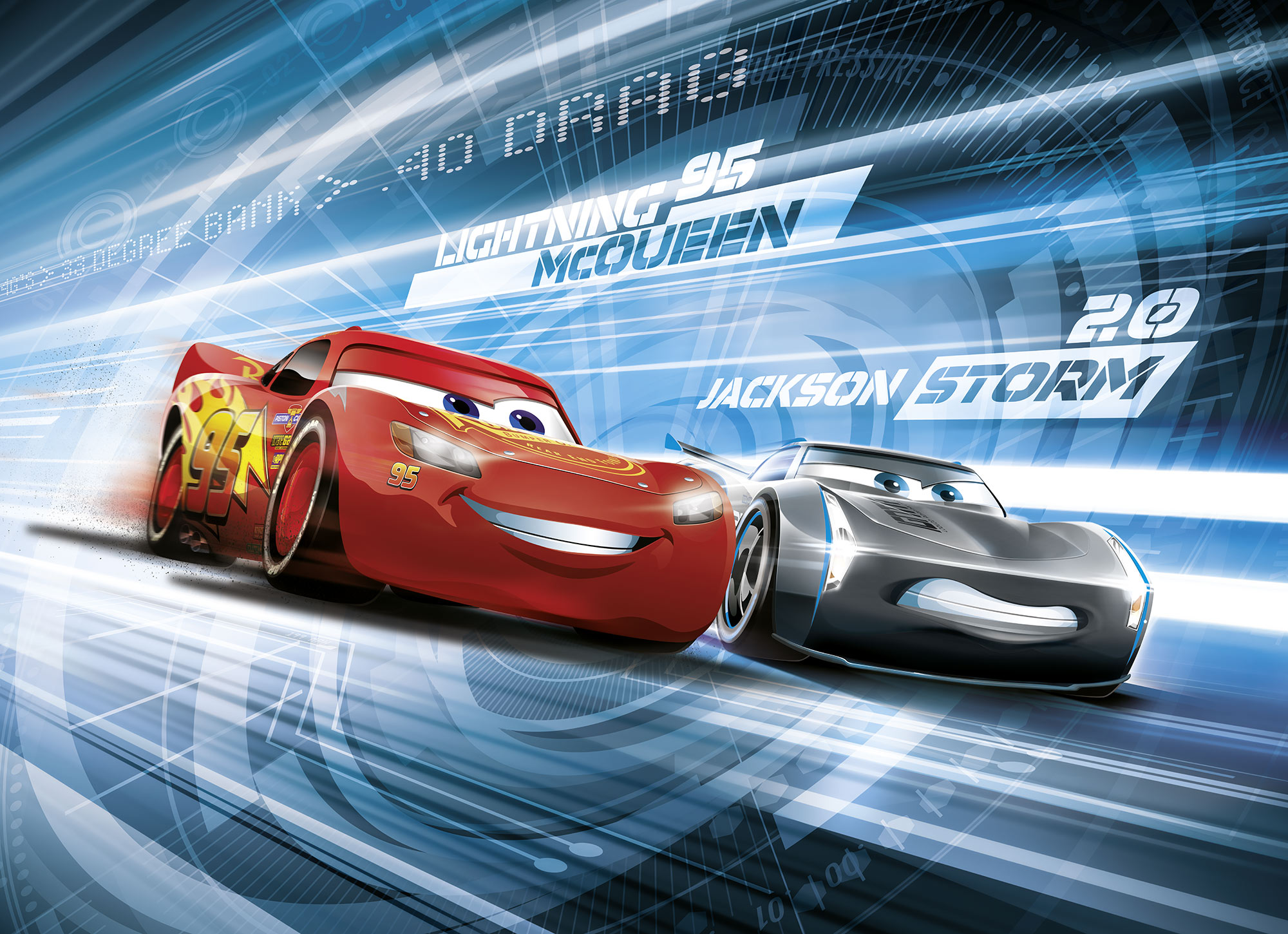 Disney Fototapete "Cars 3 Simulation"