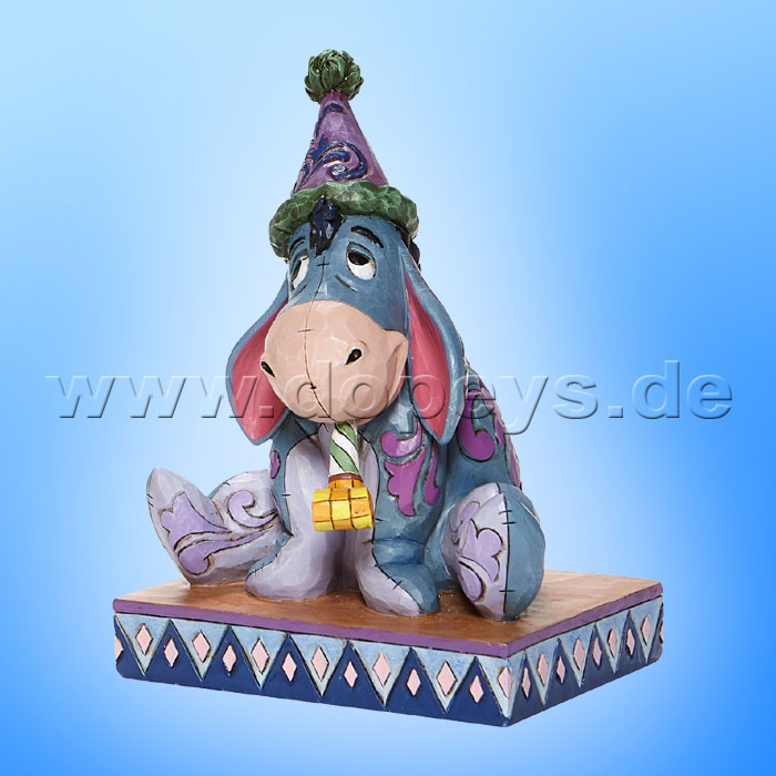 Disney Traditions - Birthday Blues (I-Aah mit Partyhut und Tröte) von Jim Shore 6008074
