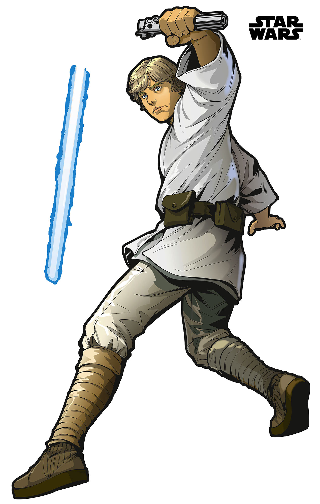Star Wars Vlies Fototapete selbstklebend "Star Wars XXL Luke Skywalker" 127cm x 200cm