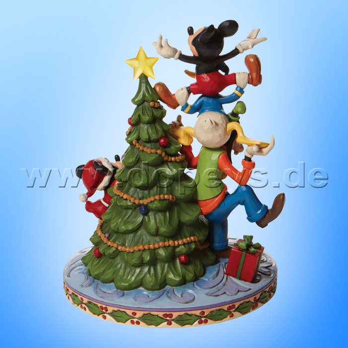 Disney Traditions - Merry Tree Trimming (Mickey & Friends Decorating the Christmas Tree) figurine by Jim Shore 6008979