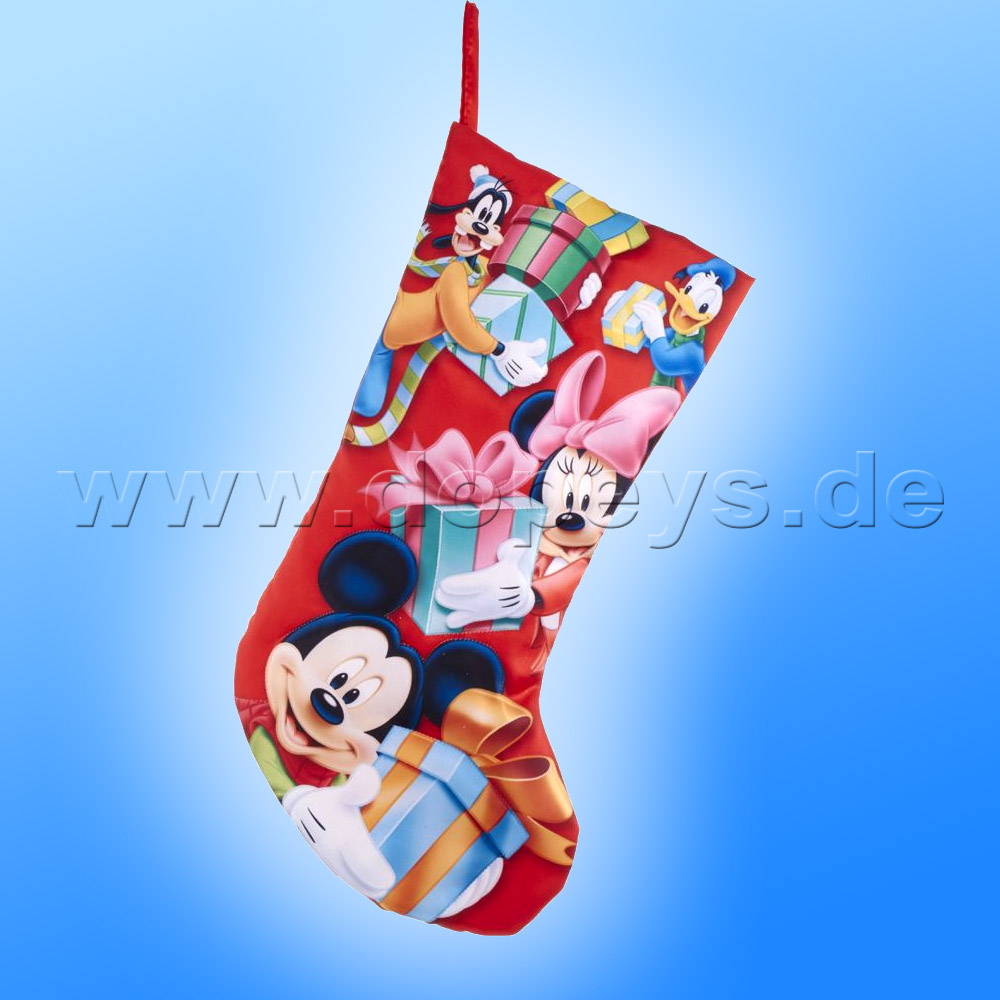 Kurt S. Adler - Disney Christmas Stocking "Mickey & Friends with Gifts" DN7194